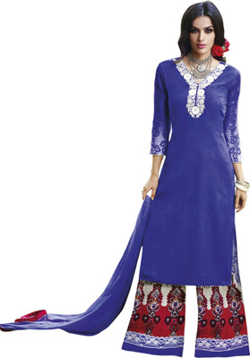 

Ewows Cotton Printed Salwar Suit Dupatta Material(Un-stitched), Purple