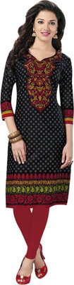 

Wholesale Surat Cotton Printed Kurti Fabric(Un-stitched), Multicolor