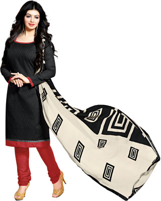 

Khushali Jacquard Self Design Salwar Suit Dupatta Material(Un-stitched), Beige;black;red