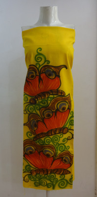

BINDU Cotton Printed Multi-purpose Fabric(Un-stitched), Yellow