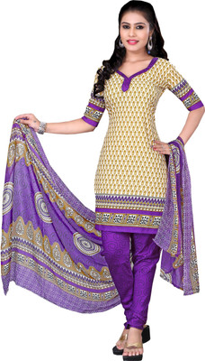 

Jiya Crepe Self Design, Printed Salwar Suit Dupatta Material(Un-stitched), Beige;multicolor;purple;white
