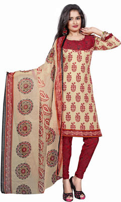 

Women Latest Fancy Designer Salwar Suit Cotton Printed Salwar Suit Dupatta Material(Un-stitched), Multicolor