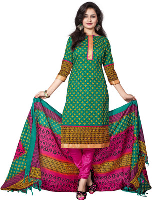 

Khushali Silk Self Design, Printed Salwar Suit Dupatta Material(Un-stitched), Green;multicolor;pink