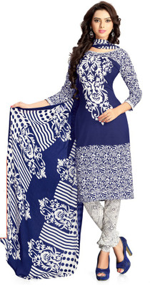 

Parishi Fashion Georgette Floral Print Dress/Top Material(Un-stitched), Multi-color