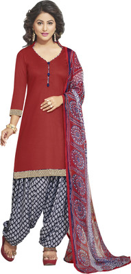 

Jiya Cotton Self Design, Embellished Salwar Suit Dupatta Material(Un-stitched), Dark blue;multicolor;red;white