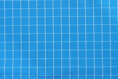 

Priks Cotton Checkered Shirt Fabric(Un-stitched), Blue
