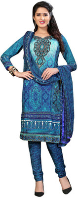 

Trendz Apparels Pashmina Printed Salwar Suit Dupatta Material(Un-stitched), Blue