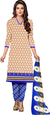 

Khushali Crepe Self Design, Printed Salwar Suit Dupatta Material(Un-stitched), Beige;blue;multicolor