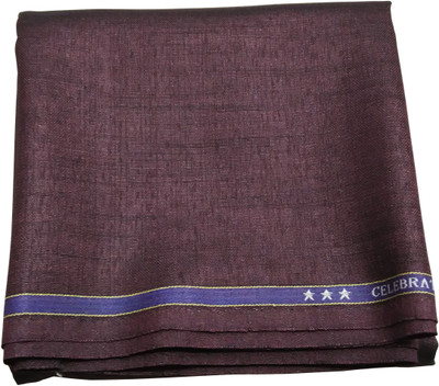 

Raymond Polyester Self Design Trouser Fabric(Un-stitched), Purple