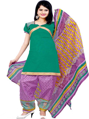 

Araja Cotton Printed Dress/Top Material(Un-stitched), Multicolour