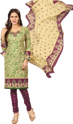 

Mathura Cotton Printed Salwar Suit Dupatta Material(Un-stitched), Multicolor