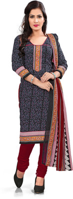 

Khushali Cotton Self Design, Printed Salwar Suit Dupatta Material(Un-stitched), Multicolor;purple