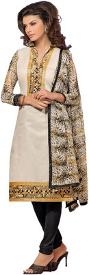 

Party Wear Dresses Georgette Embroidered Semi-stitched Salwar Suit Dupatta Material, Multicolor