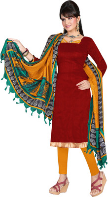 

Parishi Fashion Silk Printed Salwar Suit Dupatta Material(Un-stitched), Multi color