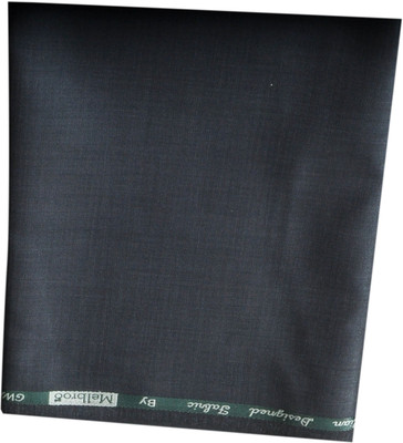 

Weavedeal Cotton Polyester Blend Solid Trouser Fabric(Un-stitched), Light blue