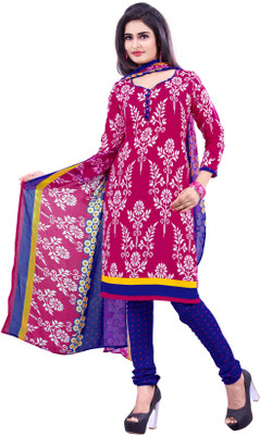 

Khushali Crepe Self Design, Printed Salwar Suit Dupatta Material(Un-stitched), Dark blue;multicolor;pink;white