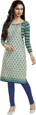 

Indian Wear Online Cotton Printed Kurti Fabric(Un-stitched), Multicolor