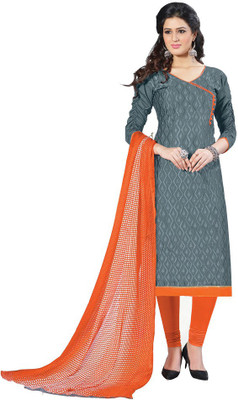 

Shree Vardhman Cotton Houndstooth Semi-stitched Salwar Suit Dupatta Material, Multicolor