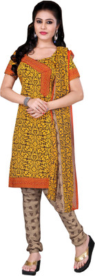 

Khushali Crepe Self Design, Printed Salwar Suit Dupatta Material(Un-stitched), Beige;brown;yellow