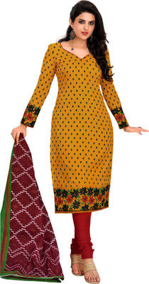 

Reya Cotton Printed Dress/Top Material(Un-stitched), Multicolor