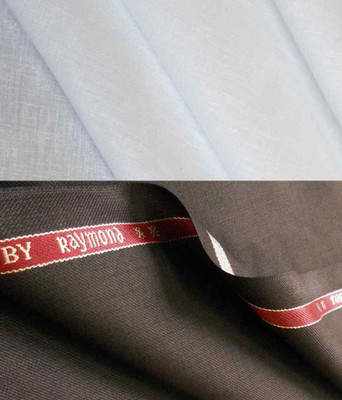 

Raymond Cotton Polyester Blend Solid Shirt & Trouser Fabric(Un-stitched), Multicolor