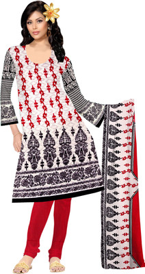 

Khushali Cotton Self Design, Printed Salwar Suit Dupatta Material(Un-stitched), Multicolor