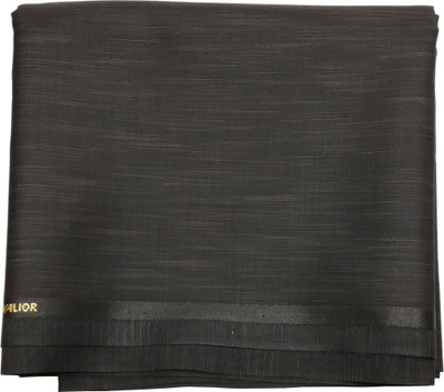 

Gwalior Suitings Cotton Polyester Blend Self Design Trouser Fabric(Un-stitched), Black