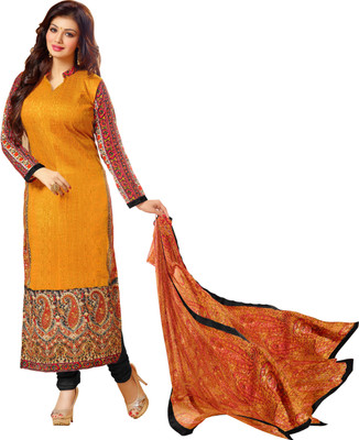 

Jiya Satin Self Design, Embroidered Salwar Suit Dupatta Material(Un-stitched), Black;multicolor;yellow