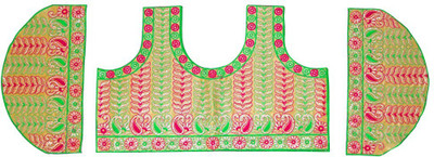 

Jiya Silk Self Design, Embroidered Blouse Material(Un-stitched), Beige;multicolor
