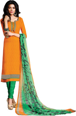 

Khushali Crepe Self Design, Printed Salwar Suit Dupatta Material(Un-stitched), Green;yellow
