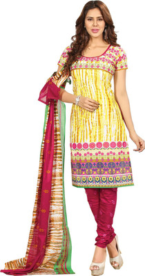 

Mathura Cotton Printed Salwar Suit Dupatta Material(Un-stitched), Multicolor