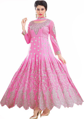 MF Retail Georgette Self Design Salwar Suit Material