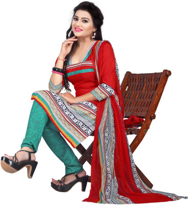 

Merry Fashion Crepe Self Design Salwar Suit Dupatta Material(Un-stitched), Maroon