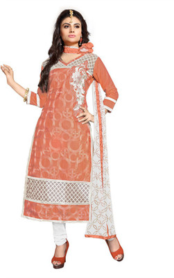 

Shree Vardhman Silk Embroidered Salwar Suit Dupatta Material(Un-stitched), Multicolor