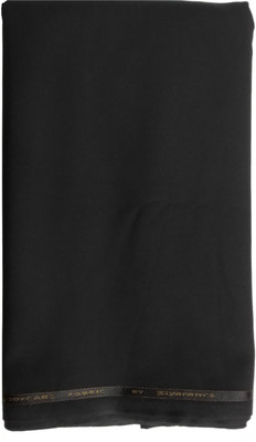 

Siyaram's Polyester Solid Trouser Fabric(Un-stitched), Black