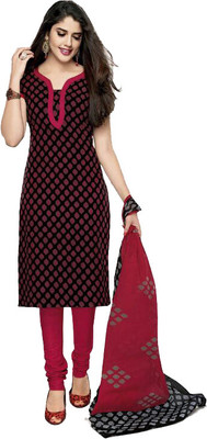 

Priyanshi New Cotton Printed Dress/Top Material(Un-stitched), Multicolor