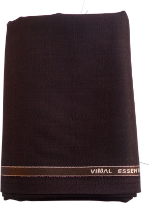 

Vimal Cotton Polyester Blend Self Design Trouser Fabric(Un-stitched), Purple