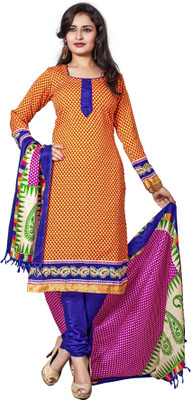 

Khushali Silk Self Design, Printed Salwar Suit Dupatta Material(Un-stitched), Dark blue;multicolor;orange;pink