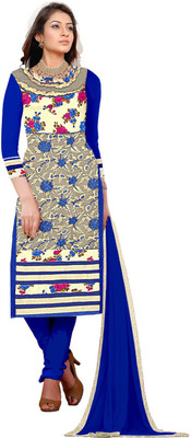 

Jiya Net Self Design, Embroidered Salwar Suit Dupatta Material(Un-stitched), Blue;multicolor