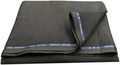 

Birla Century Cotton Striped Trouser Fabric(Un-stitched), Grey