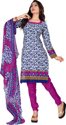 

Khushali Cotton Self Design, Printed Salwar Suit Dupatta Material(Un-stitched), Beige;blue;multicolor;pink