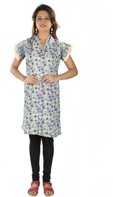 

Hawai Cotton Printed Kurti Fabric(Un-stitched), Multicolor