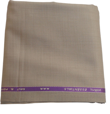 

Vimal Cotton Polyester Blend Solid Suit Fabric(Un-stitched), Beige