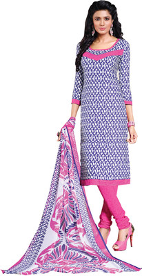 

Khushali Crepe Self Design, Printed Salwar Suit Dupatta Material(Un-stitched), Blue;multicolor;pink;white