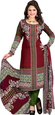 

Khushali Crepe Self Design, Printed Salwar Suit Dupatta Material(Un-stitched), Green;multicolor;red
