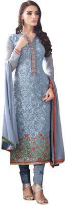 

Trendz Apparels Georgette Embroidered Salwar Suit Dupatta Material(Un-stitched), Purple