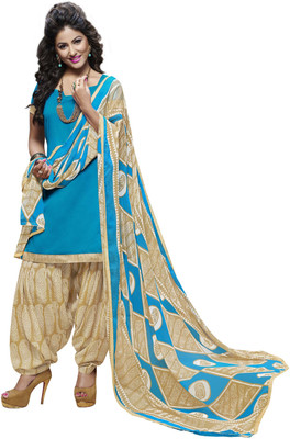 

Jiya Cotton Self Design Salwar Suit Dupatta Material(Un-stitched), Beige;light blue;multicolor;white