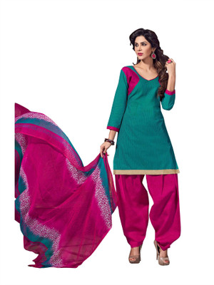 

Trendz Apparels Cotton Solid Salwar Suit Dupatta Material(Un-stitched), Light green