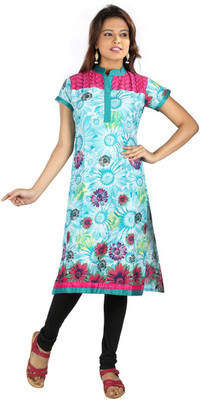

Hawai Cotton Printed Kurti Fabric(Un-stitched), Multicolor