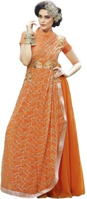 

V And V Shop Straight Gown(Orange